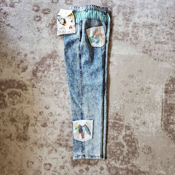 EJ Gitano Jeans 1980s Girls SZ 14 Deadstock NWT - Picture 1 of 8